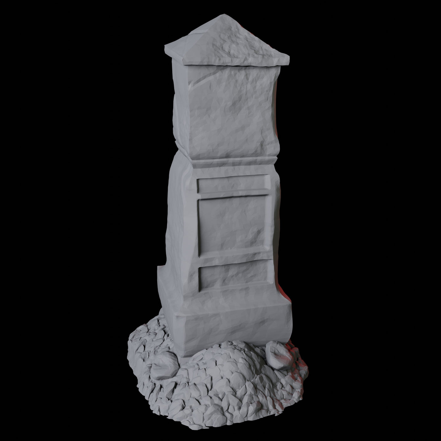 Nine Tombstones Miniature for Dungeons and Dragons, Pathfinder or other TTRPGs