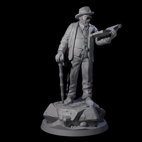 No Expense Spared Human Scholar Miniature for Dungeons and Dragons, Pathfinder or other TTRPGs