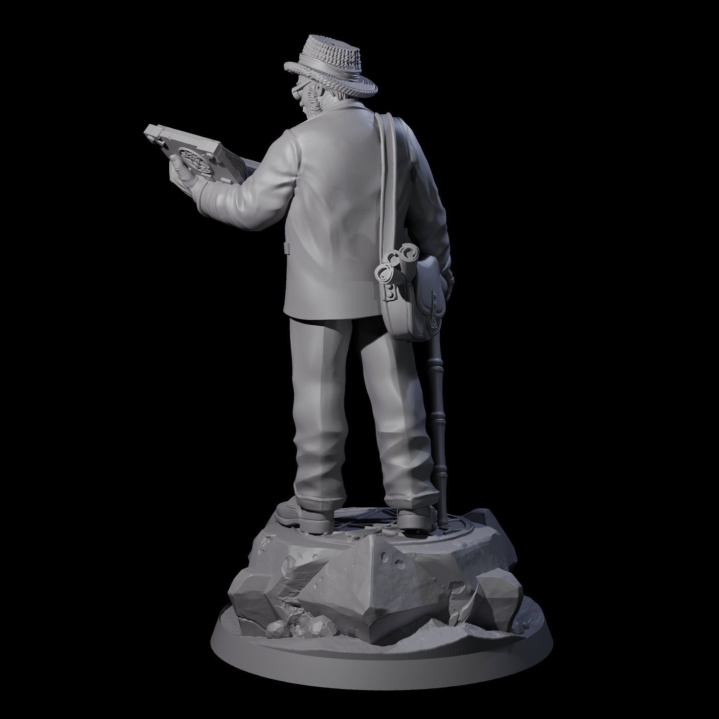 No Expense Spared Human Scholar Miniature for Dungeons and Dragons, Pathfinder or other TTRPGs