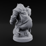 Noble Bear Knight Miniature for Dungeons and Dragons, Pathfinder or other TTRPGs