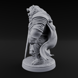 Noble Bear Knight Miniature for Dungeons and Dragons, Pathfinder or other TTRPGs