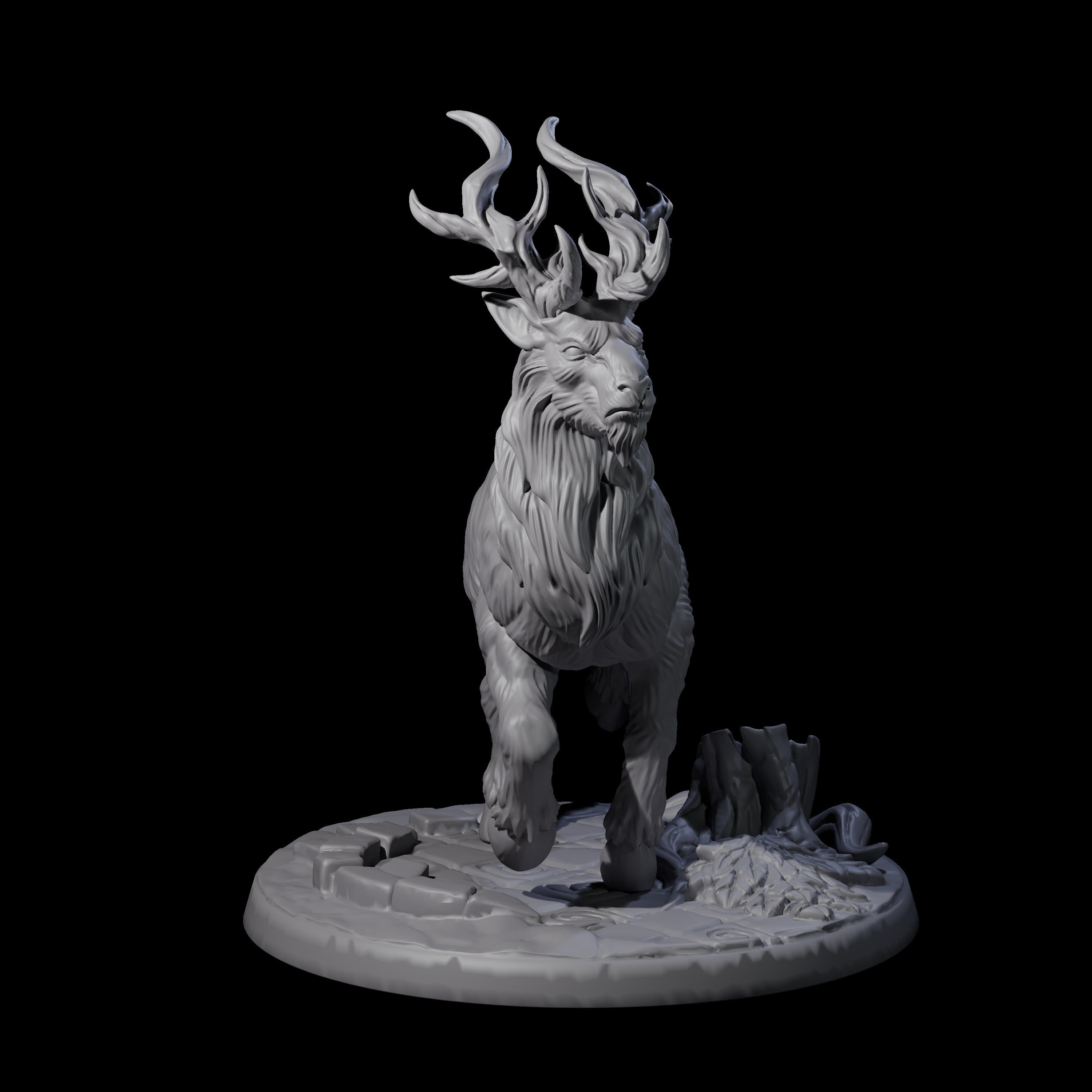 Noble Giant Elk A Miniature for Dungeons and Dragons, Pathfinder or other TTRPGs