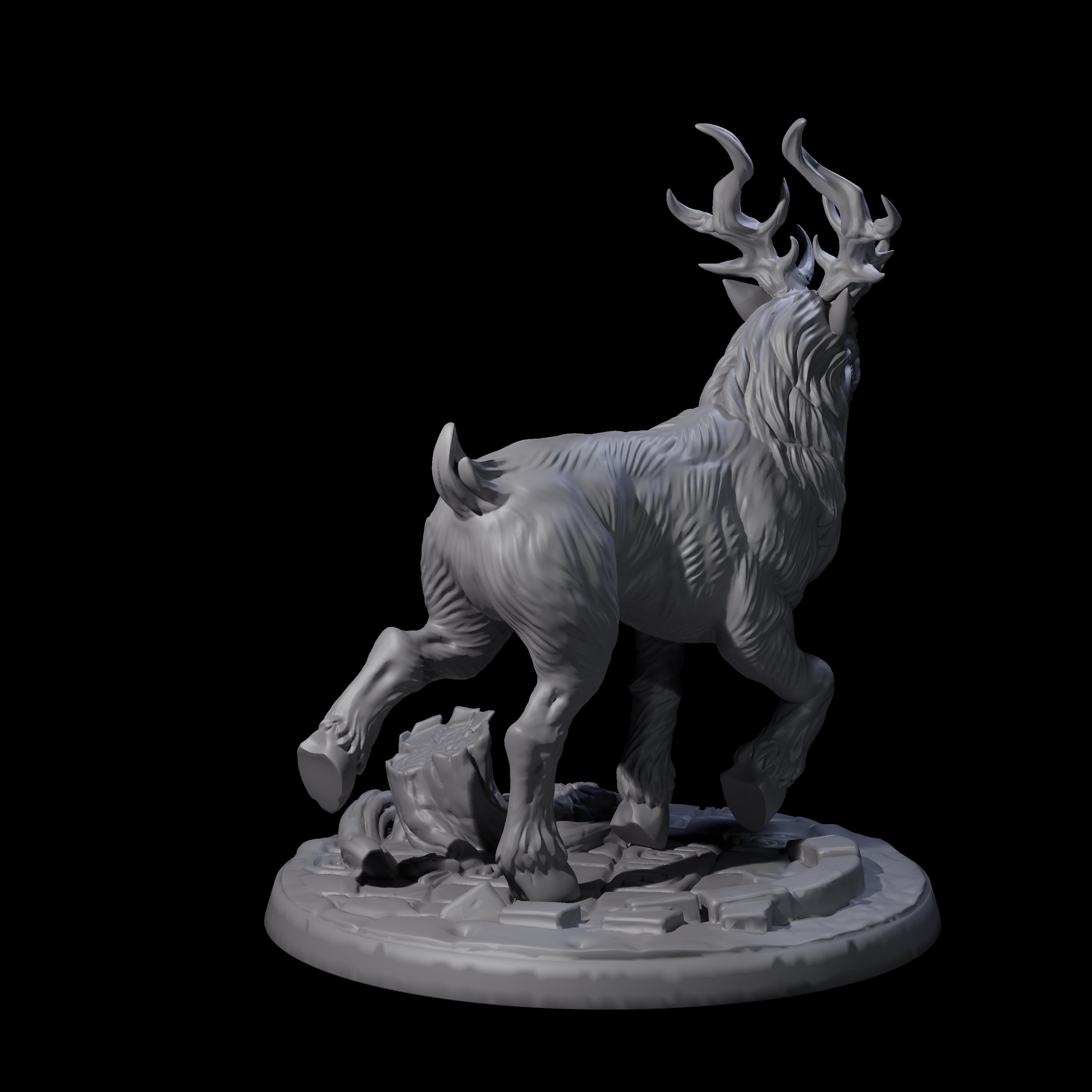 Noble Giant Elk A Miniature for Dungeons and Dragons, Pathfinder or other TTRPGs