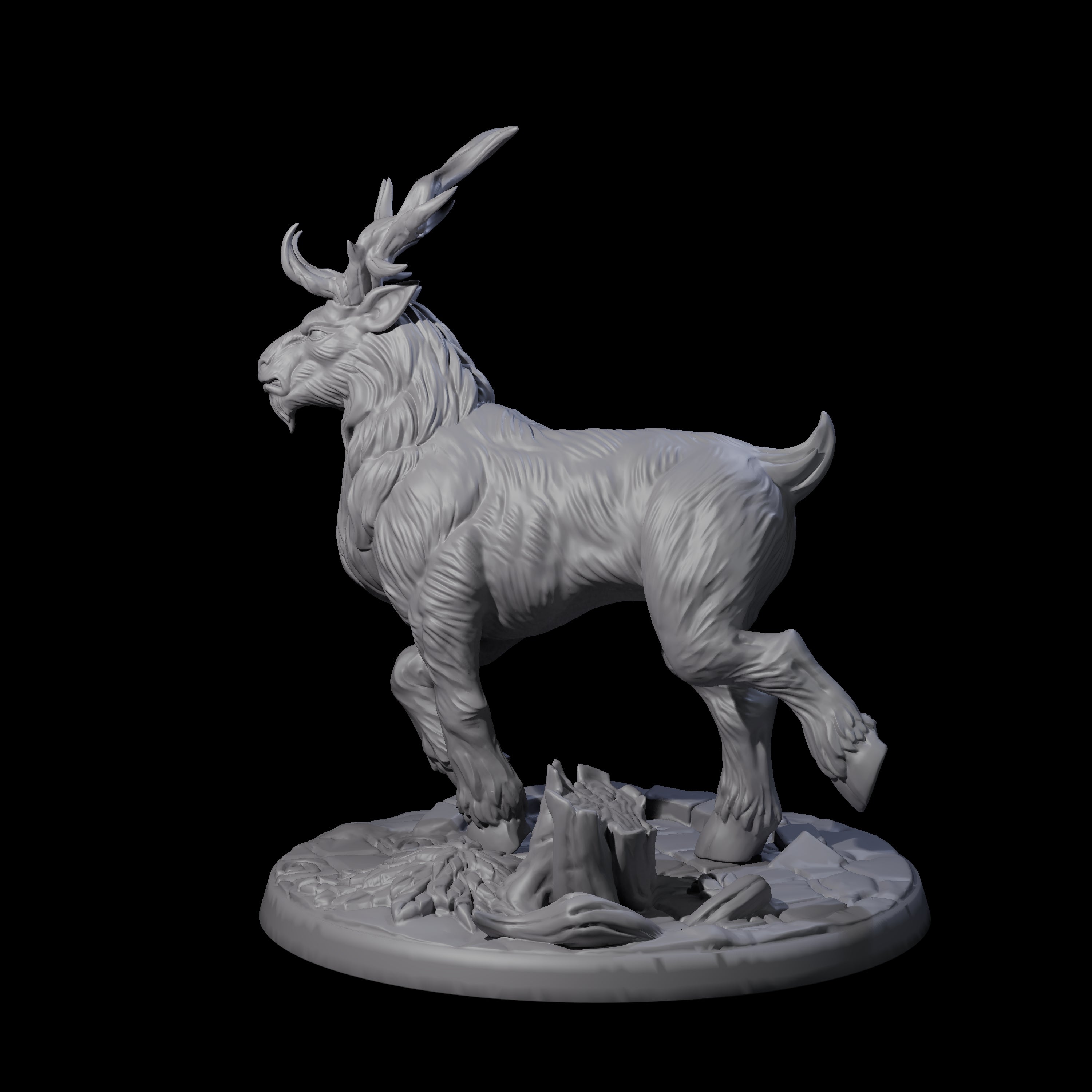 Noble Giant Elk A Miniature for Dungeons and Dragons, Pathfinder or other TTRPGs