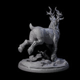 Noble Giant Elk B Miniature for Dungeons and Dragons, Pathfinder or other TTRPGs