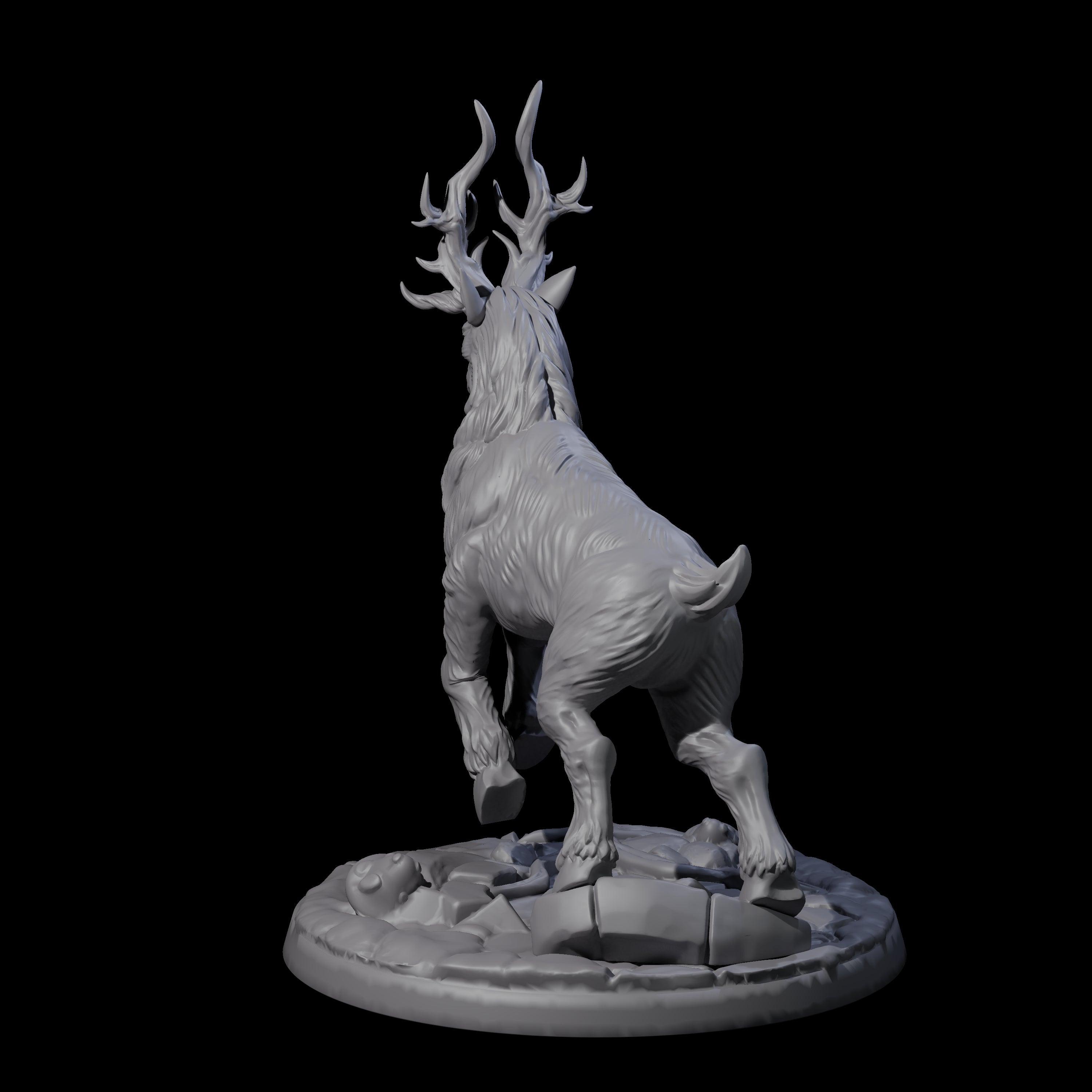 Noble Giant Elk C Miniature for Dungeons and Dragons, Pathfinder or other TTRPGs