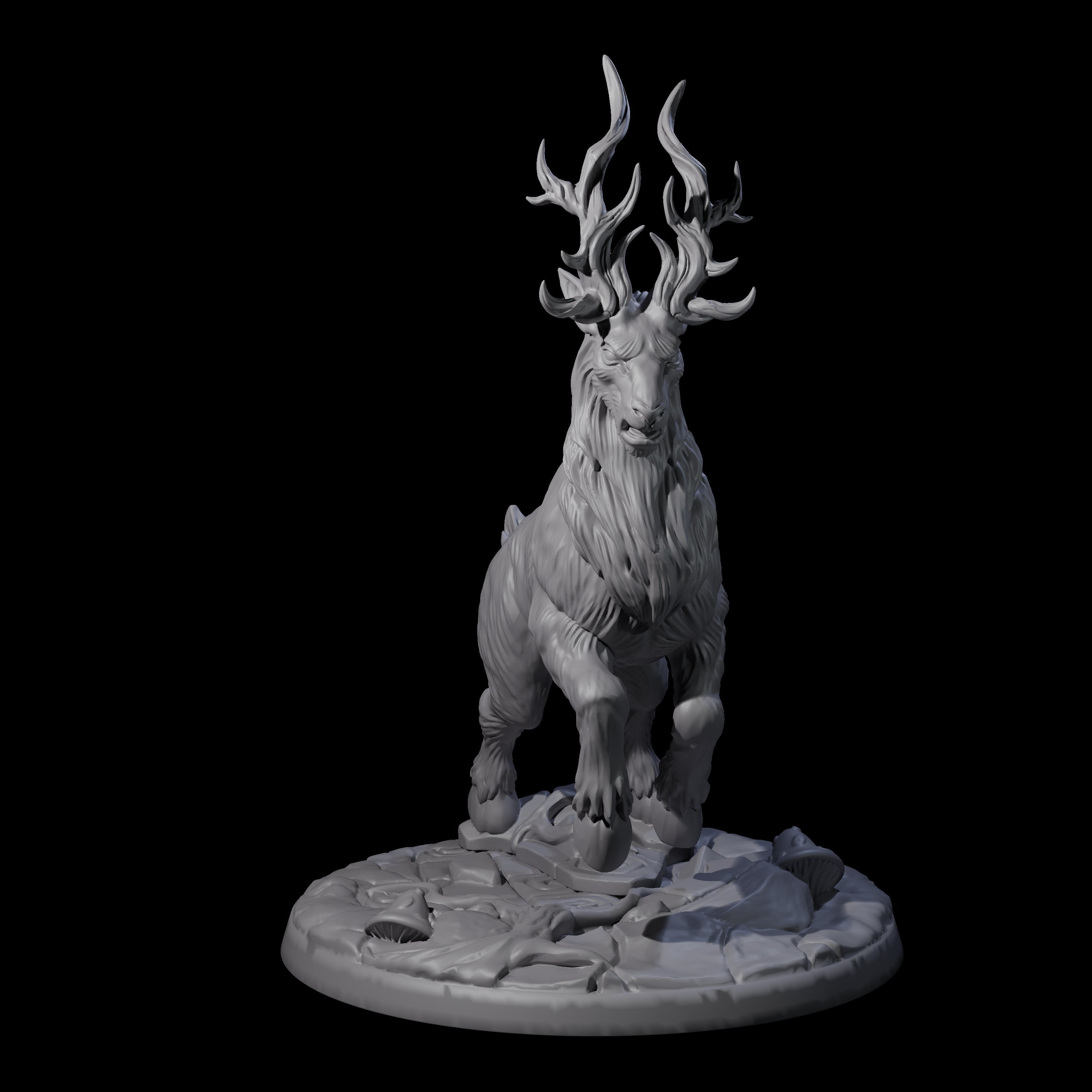 Noble Giant Elk C Miniature for Dungeons and Dragons, Pathfinder or other TTRPGs