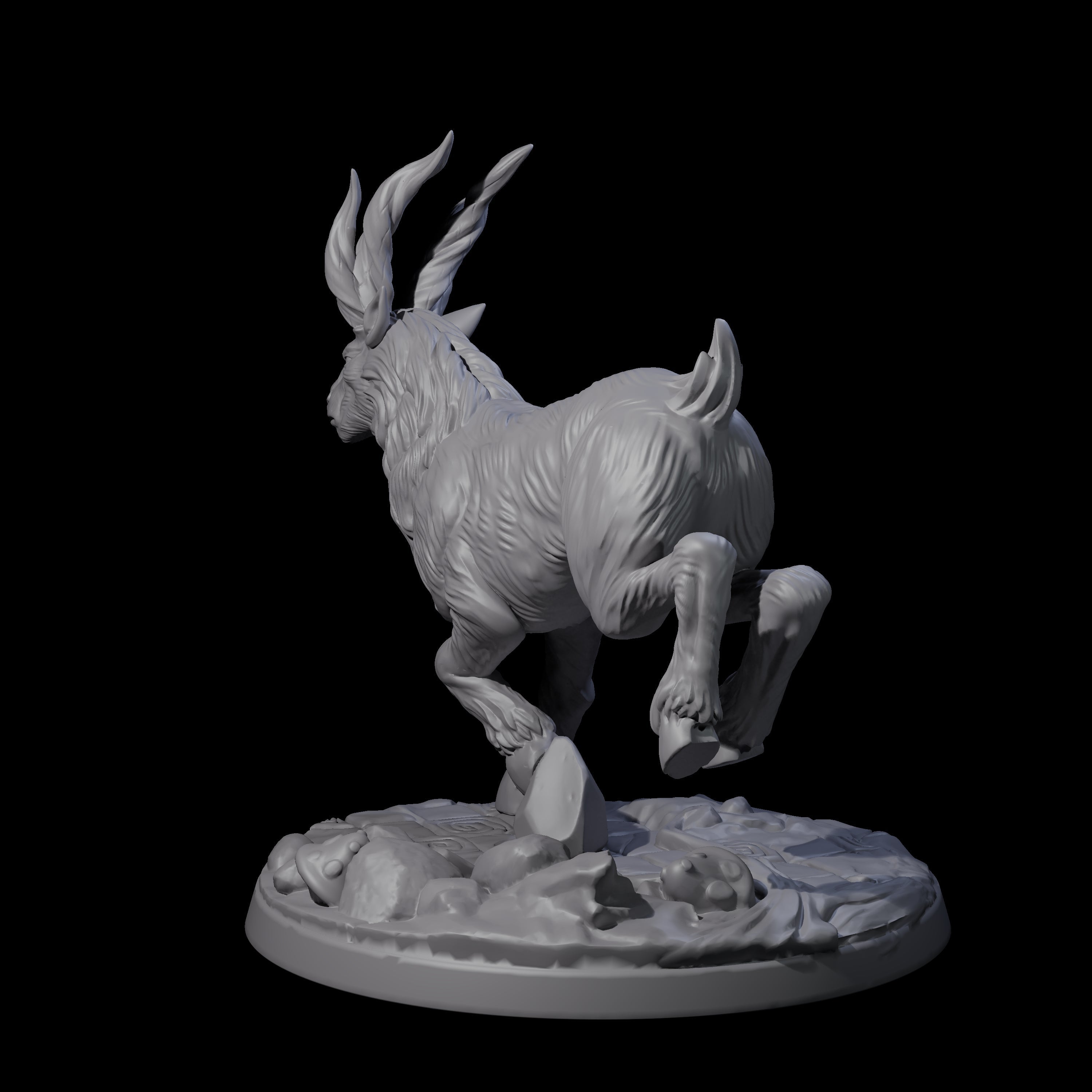 Noble Giant Elk D Miniature for Dungeons and Dragons, Pathfinder or other TTRPGs