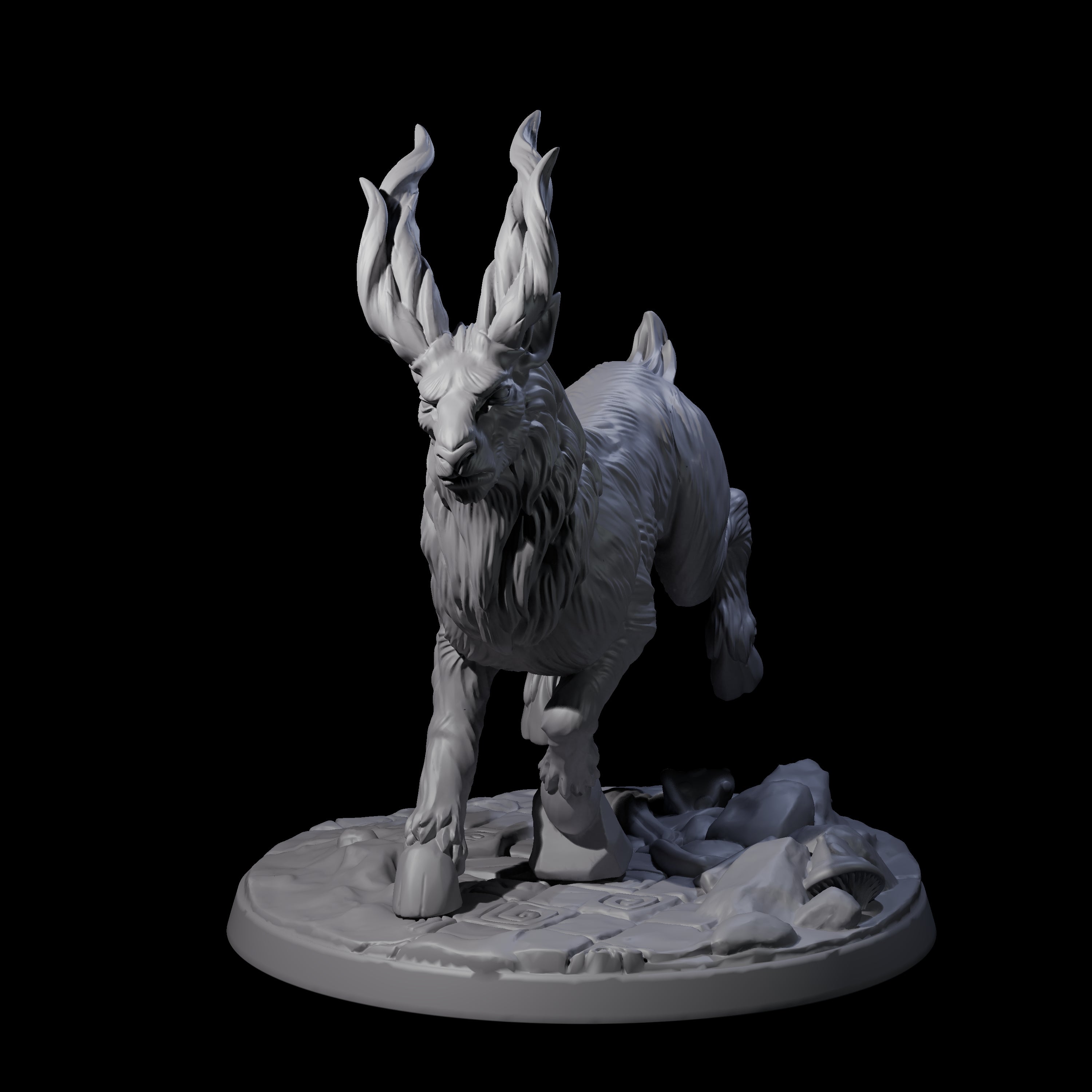 Noble Giant Elk D Miniature for Dungeons and Dragons, Pathfinder or other TTRPGs