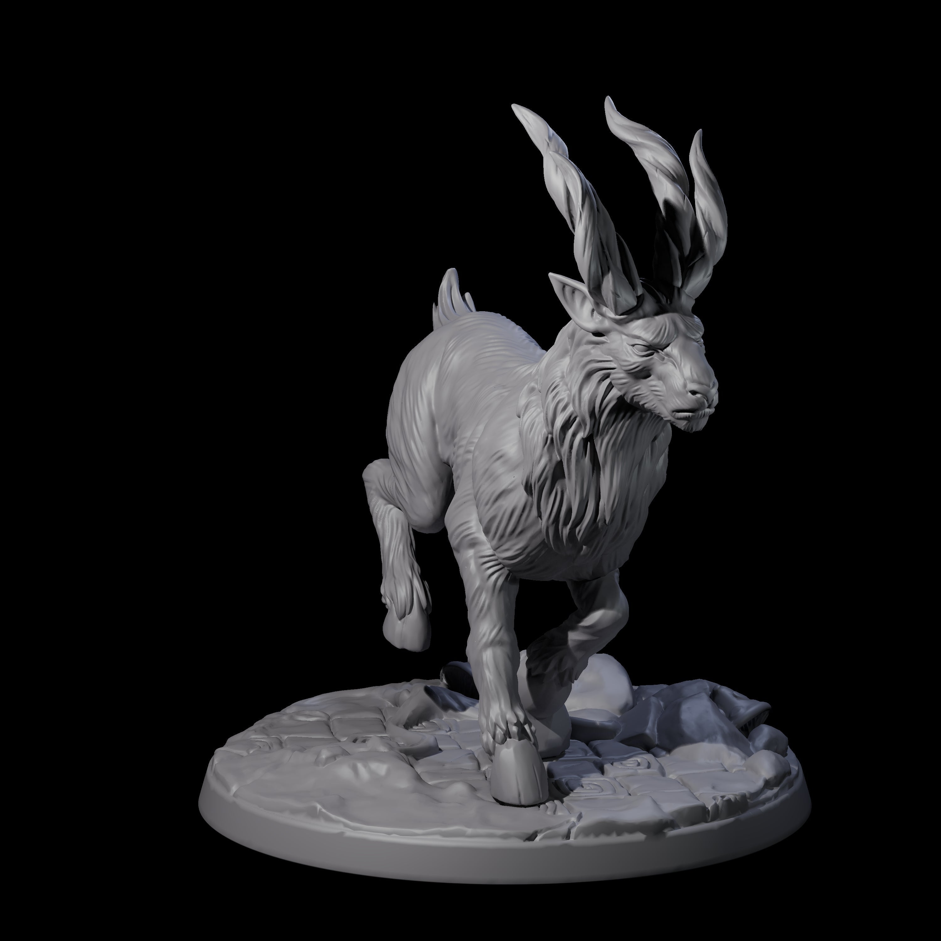 Noble Giant Elk D Miniature for Dungeons and Dragons, Pathfinder or other TTRPGs