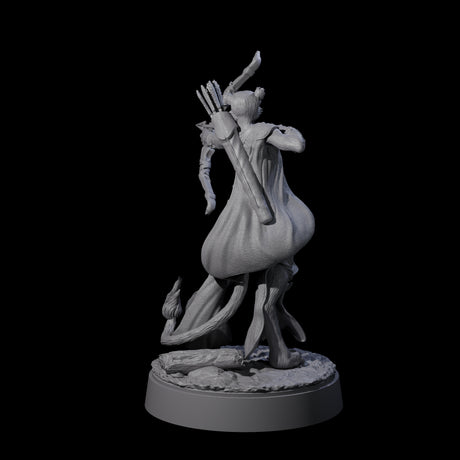 Noble Leonin Huntress A Miniature for Dungeons and Dragons, Pathfinder or other TTRPGs