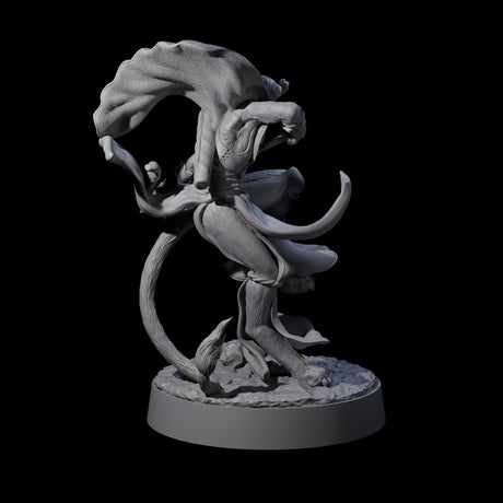 Noble Leonin Huntress B Miniature for Dungeons and Dragons, Pathfinder or other TTRPGs