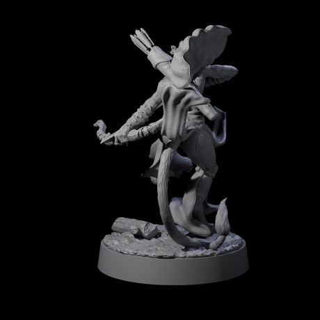 Noble Leonin Huntress B Miniature for Dungeons and Dragons, Pathfinder or other TTRPGs