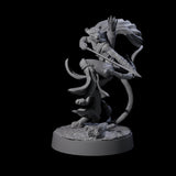Noble Leonin Huntress B Miniature for Dungeons and Dragons, Pathfinder or other TTRPGs