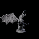 Noble Metallic Dragon Miniature for Dungeons and Dragons, Pathfinder or other TTRPGs