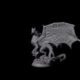 Noble Metallic Dragon Miniature for Dungeons and Dragons, Pathfinder or other TTRPGs