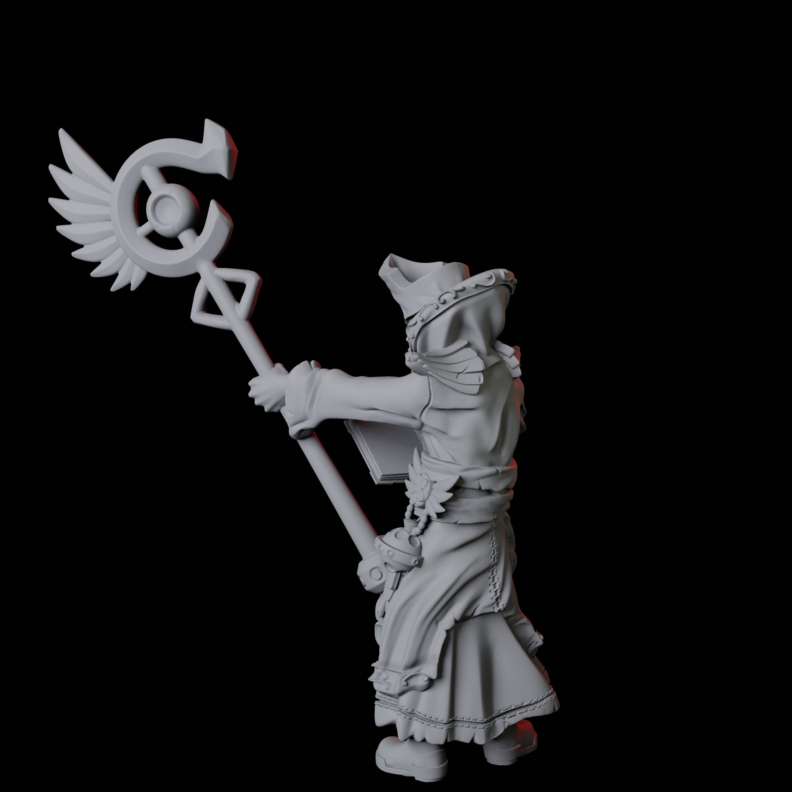 Noble Priest B Miniature for Dungeons and Dragons, Pathfinder or other TTRPGs