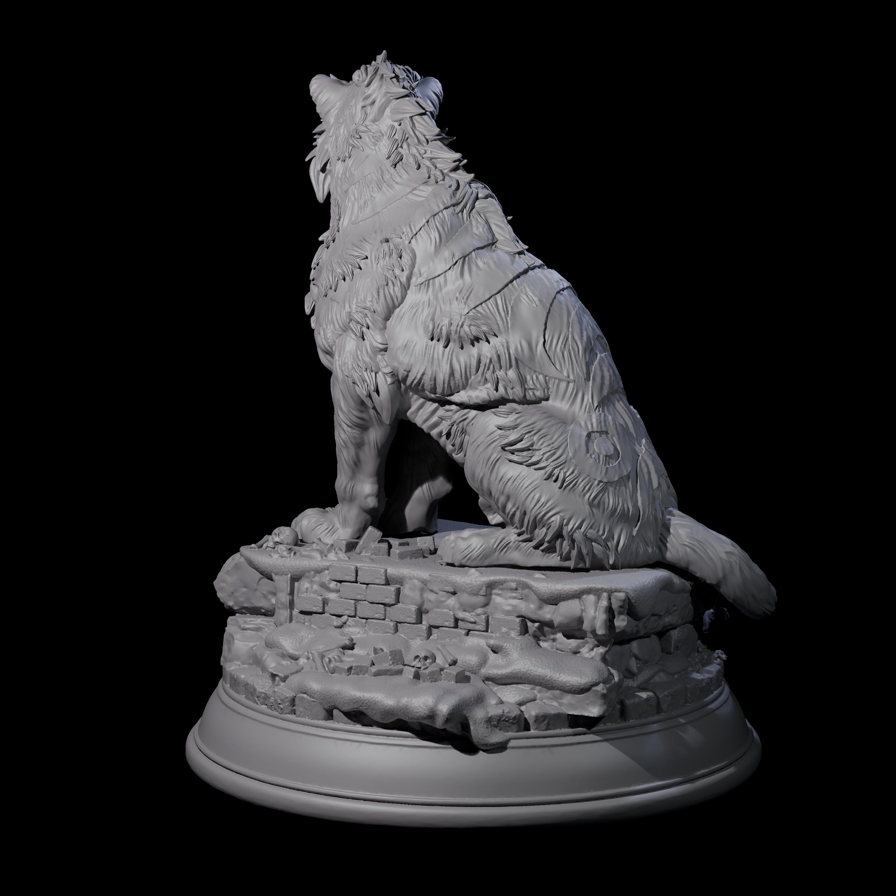 Noble Smilodon Miniature for Dungeons and Dragons, Pathfinder or other TTRPGs