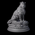 Noble Smilodon Miniature for Dungeons and Dragons, Pathfinder or other TTRPGs
