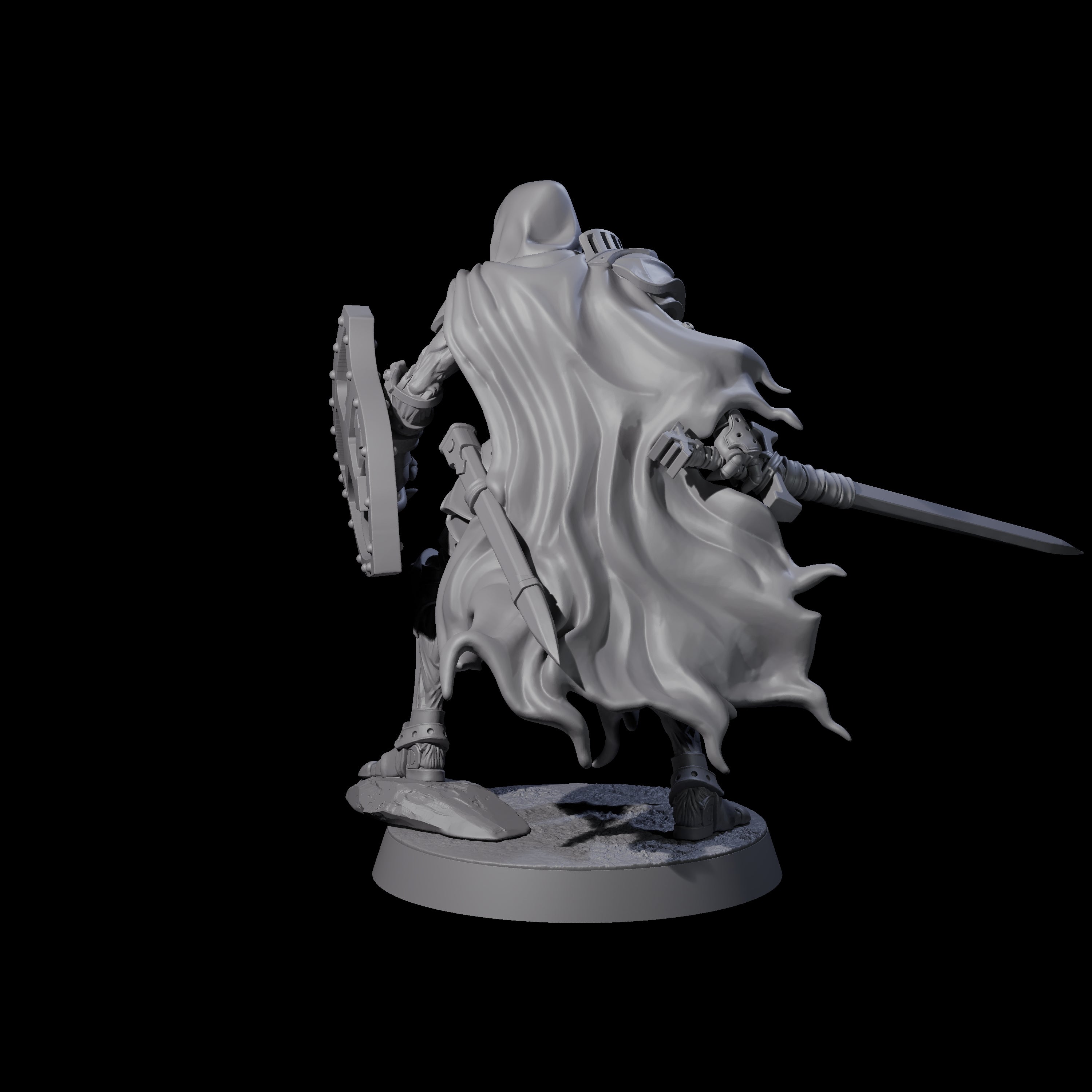 Noble Warforged Templar A Miniature for Dungeons and Dragons, Pathfinder or other TTRPGs