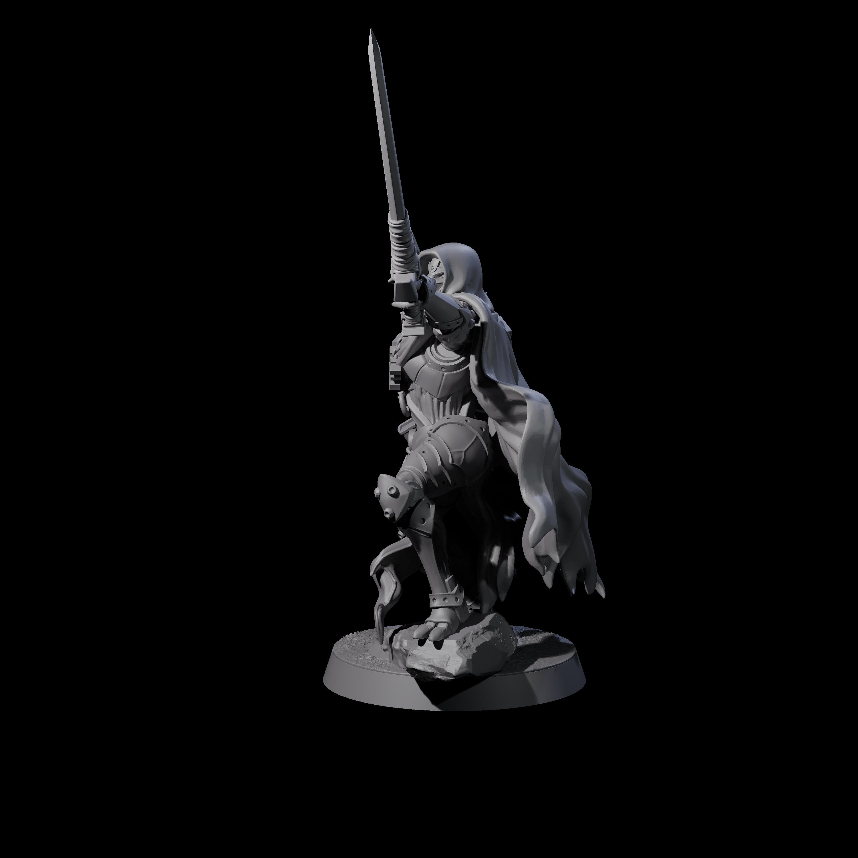 Noble Warforged Templar B Miniature for Dungeons and Dragons, Pathfinder or other TTRPGs