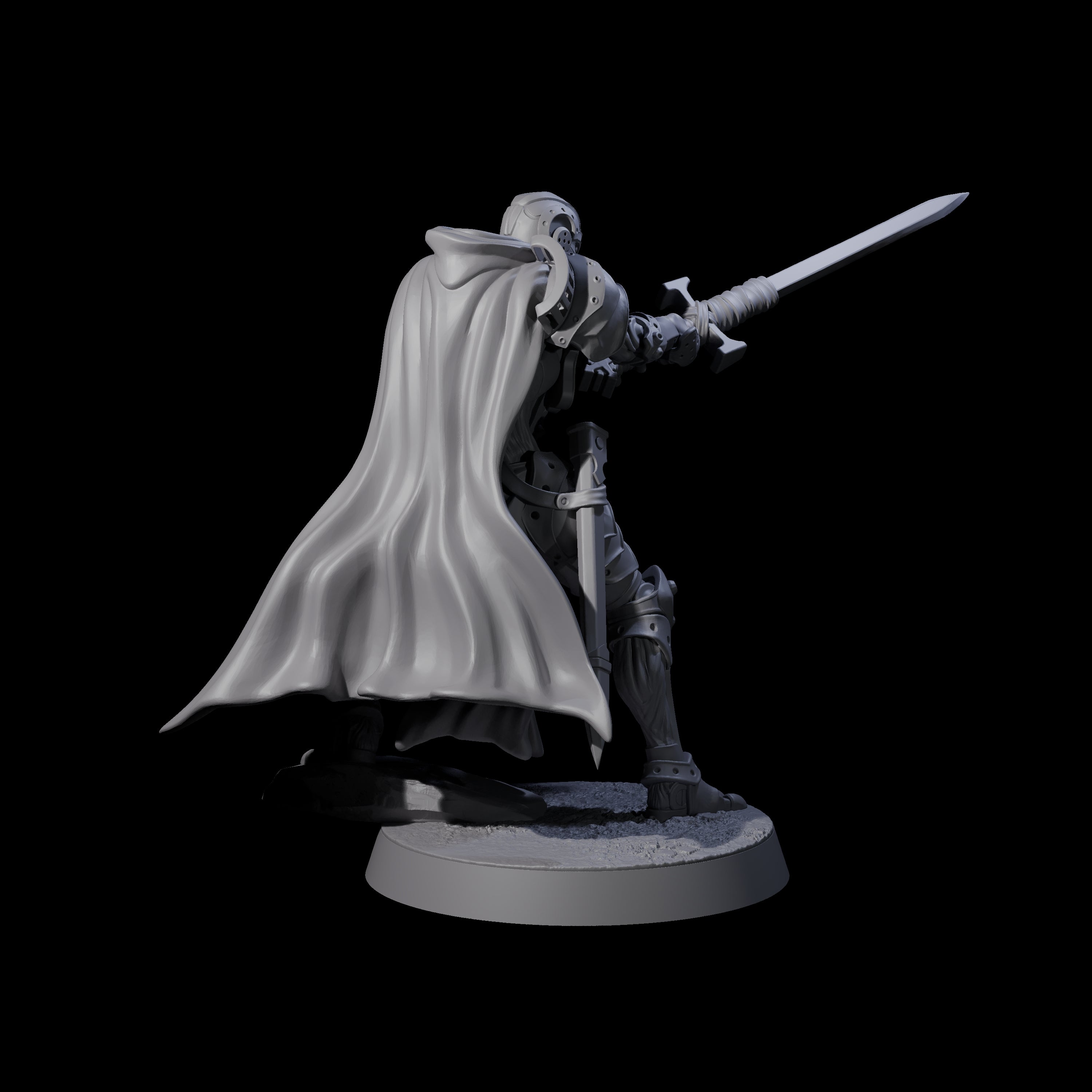Noble Warforged Templar C Miniature for Dungeons and Dragons, Pathfinder or other TTRPGs