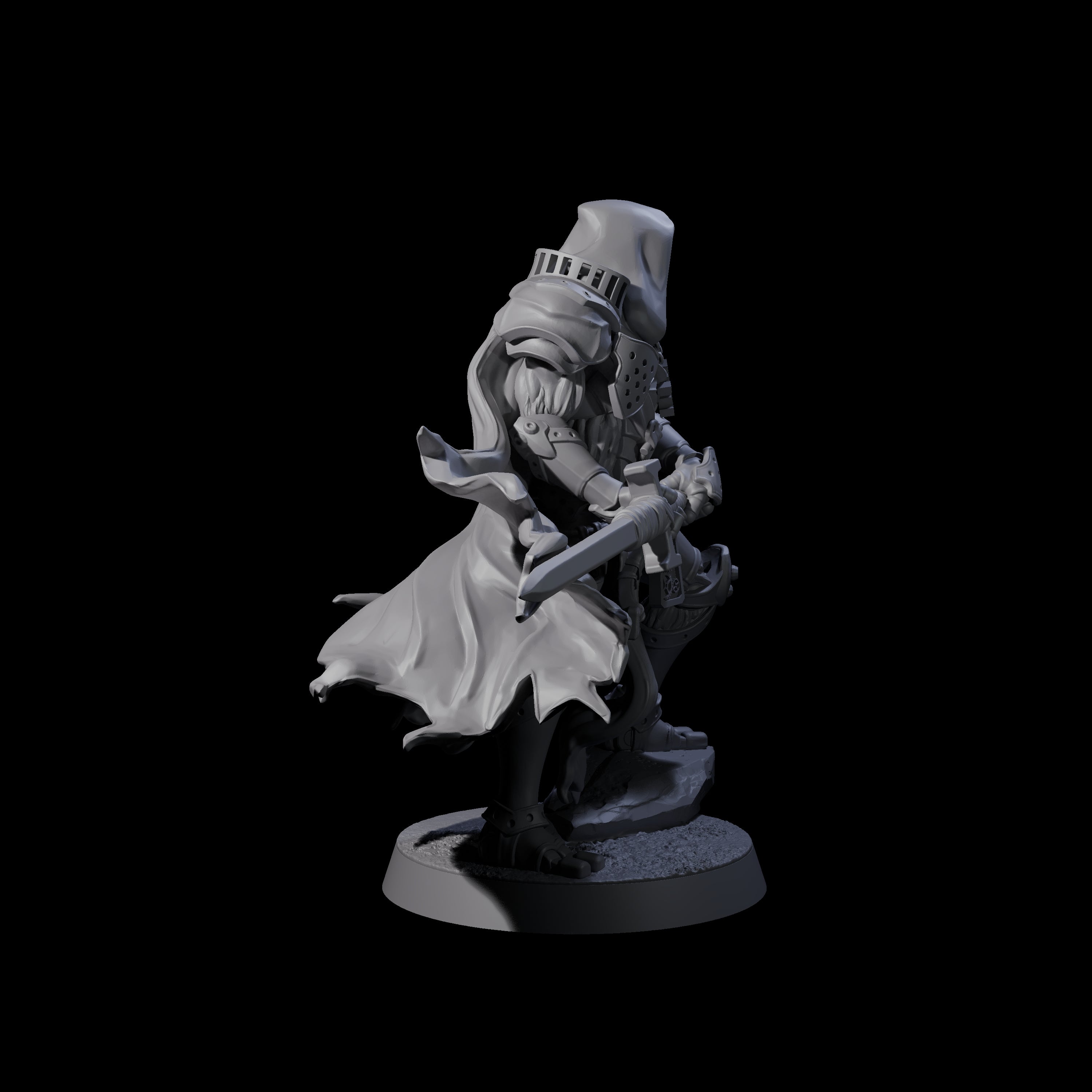 Noble Warforged Templar D Miniature for Dungeons and Dragons, Pathfinder or other TTRPGs