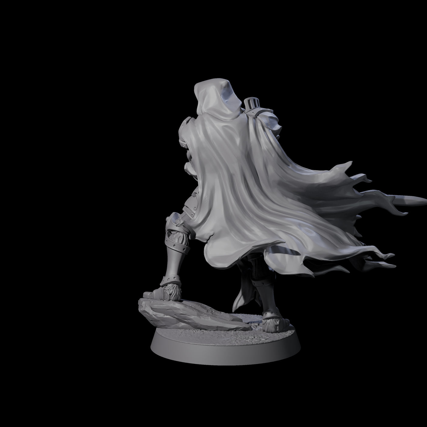 Noble Warforged Templar D Miniature for Dungeons and Dragons, Pathfinder or other TTRPGs