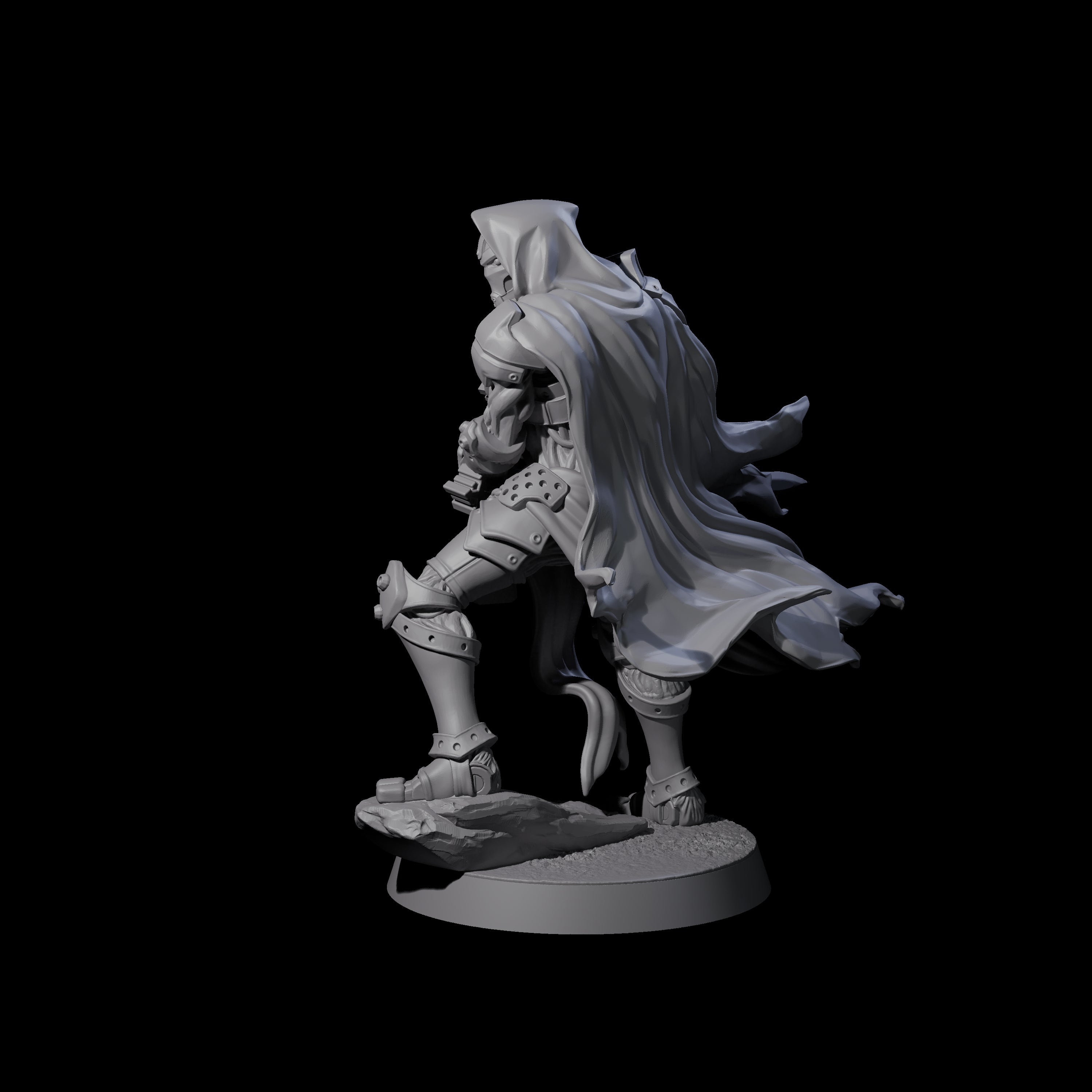 Noble Warforged Templar D Miniature for Dungeons and Dragons, Pathfinder or other TTRPGs