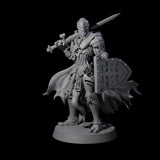Noble Warforged Templar E Miniature for Dungeons and Dragons, Pathfinder or other TTRPGs