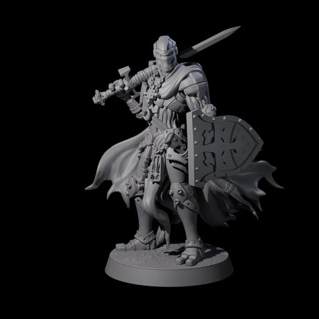 Noble Warforged Templars Miniature for Dungeons and Dragons, Pathfinder or other TTRPGs