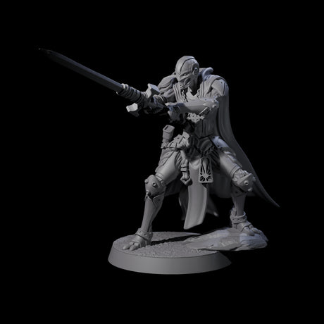 Noble Warforged Templars Miniature for Dungeons and Dragons, Pathfinder or other TTRPGs