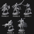 Noble Warforged Templars Miniature for Dungeons and Dragons, Pathfinder or other TTRPGs