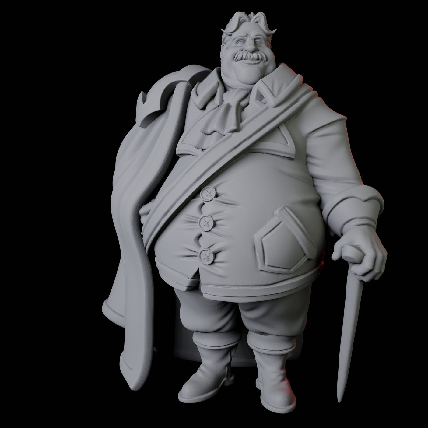Nobleman B Miniature for Dungeons and Dragons, Pathfinder or other TTRPGs