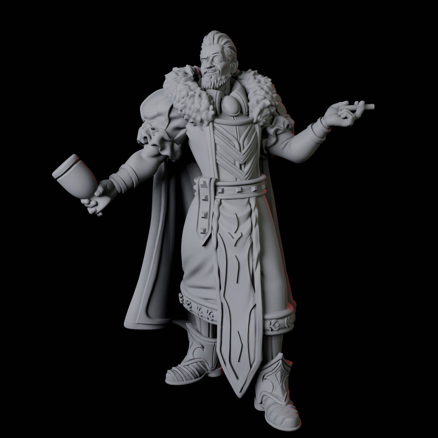 Nobleman C Miniature for Dungeons and Dragons, Pathfinder or other TTRPGs
