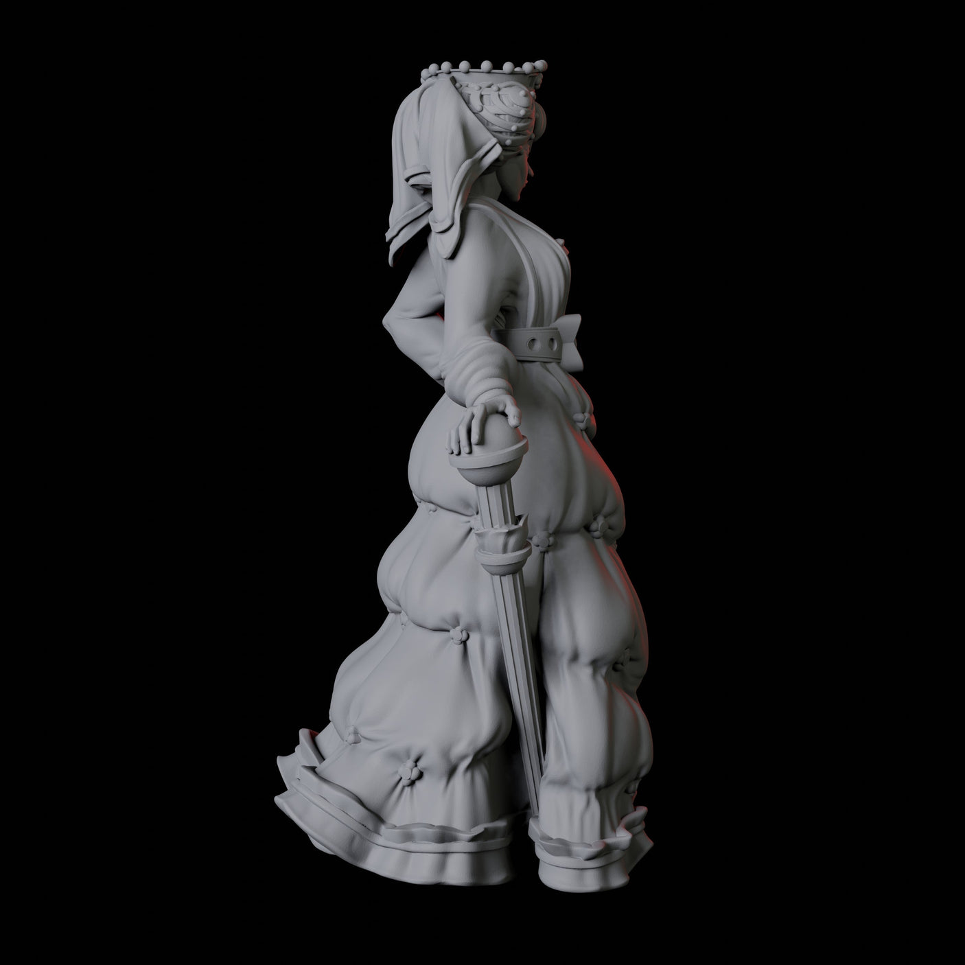 Noblewoman A Miniature for Dungeons and Dragons, Pathfinder or other TTRPGs