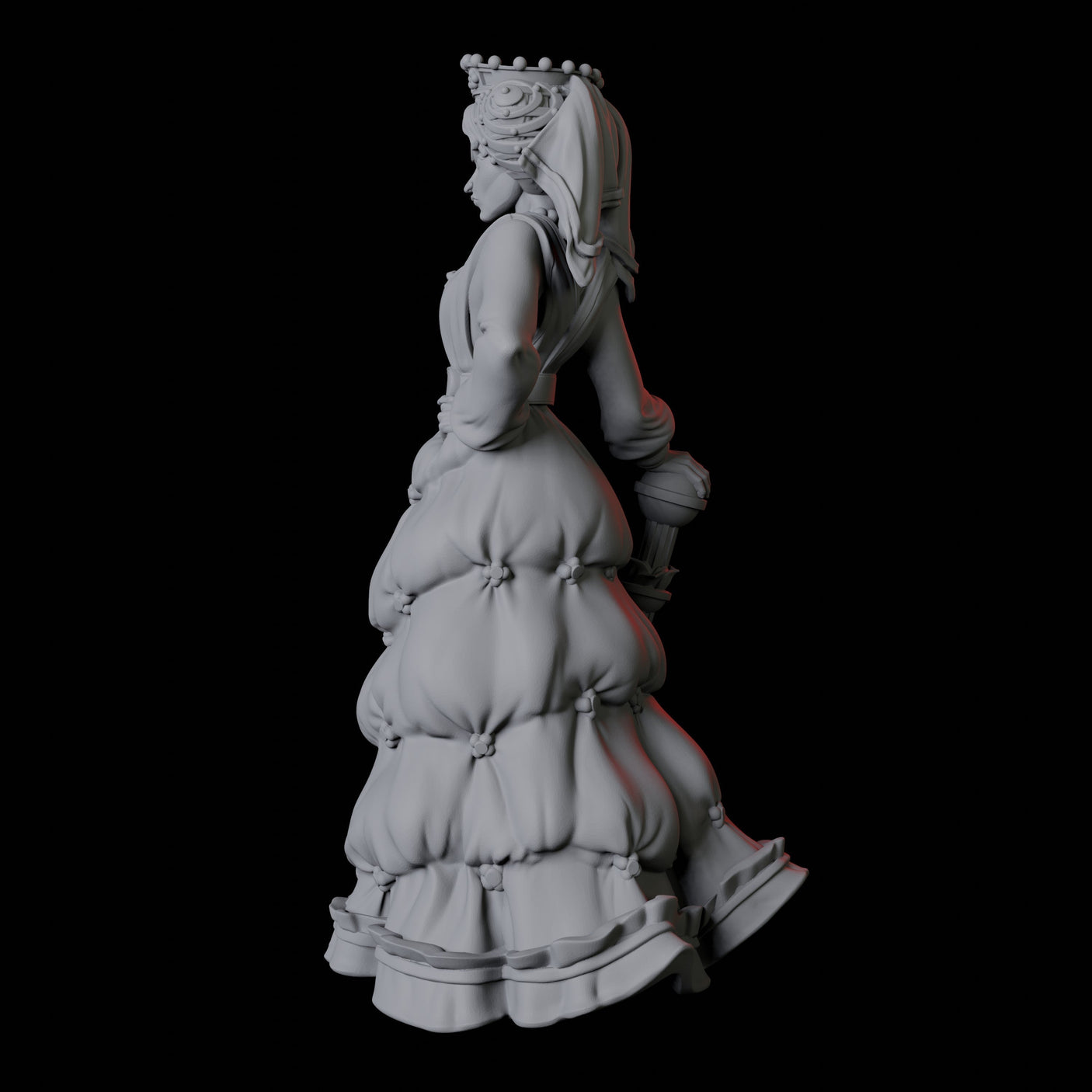 Noblewoman A Miniature for Dungeons and Dragons, Pathfinder or other TTRPGs