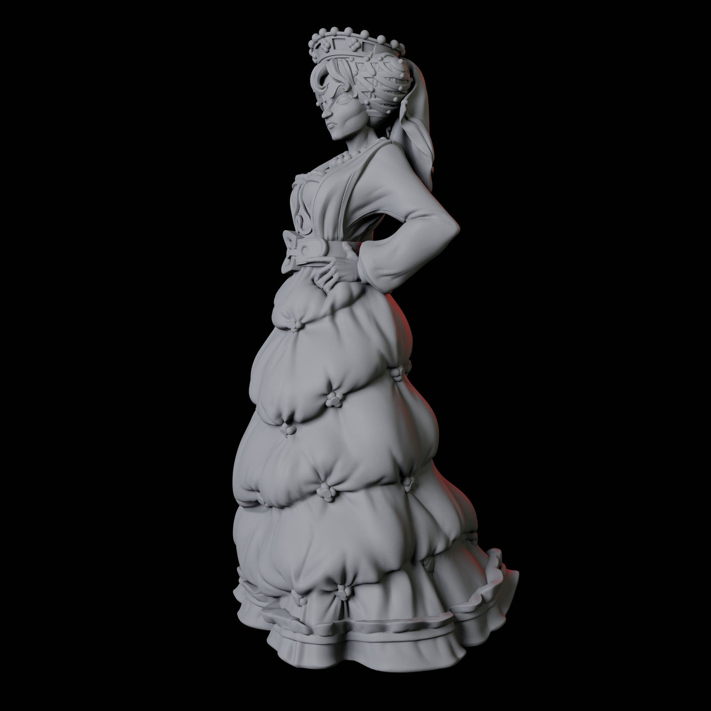 Noblewoman A Miniature for Dungeons and Dragons, Pathfinder or other TTRPGs