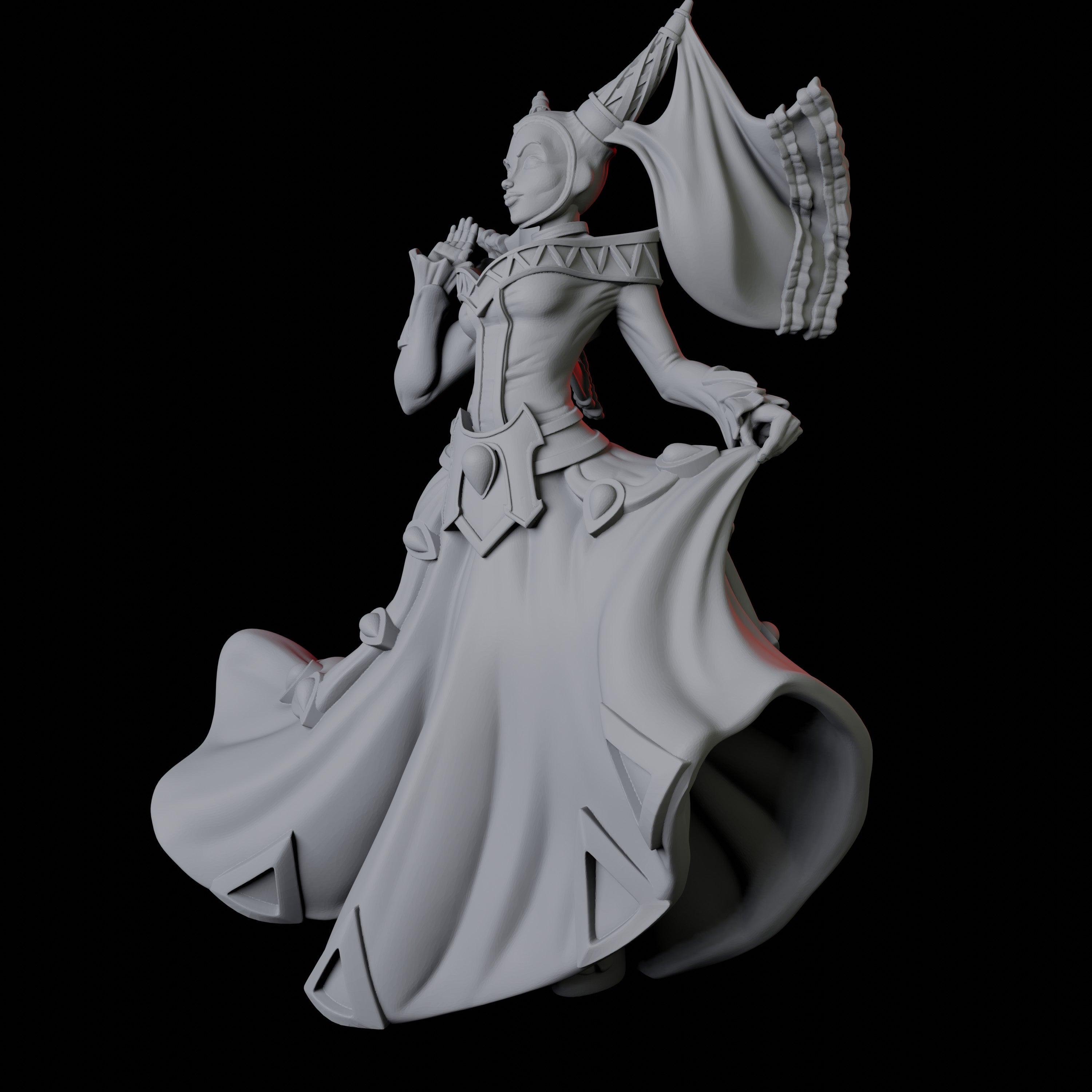 Noblewoman B Miniature for Dungeons and Dragons