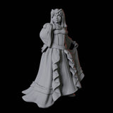 Noblewoman C Miniature for Dungeons and Dragons, Pathfinder or other TTRPGs