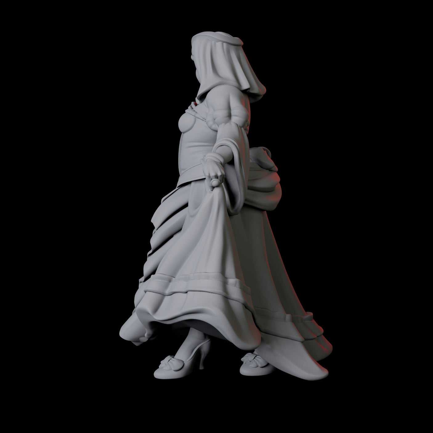 Noblewoman C Miniature for Dungeons and Dragons, Pathfinder or other TTRPGs