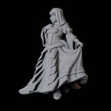 Noblewoman C Miniature for Dungeons and Dragons, Pathfinder or other TTRPGs