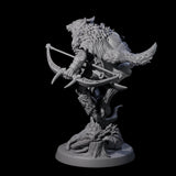 Northern Huntress Miniature for Dungeons and Dragons, Pathfinder or other TTRPGs