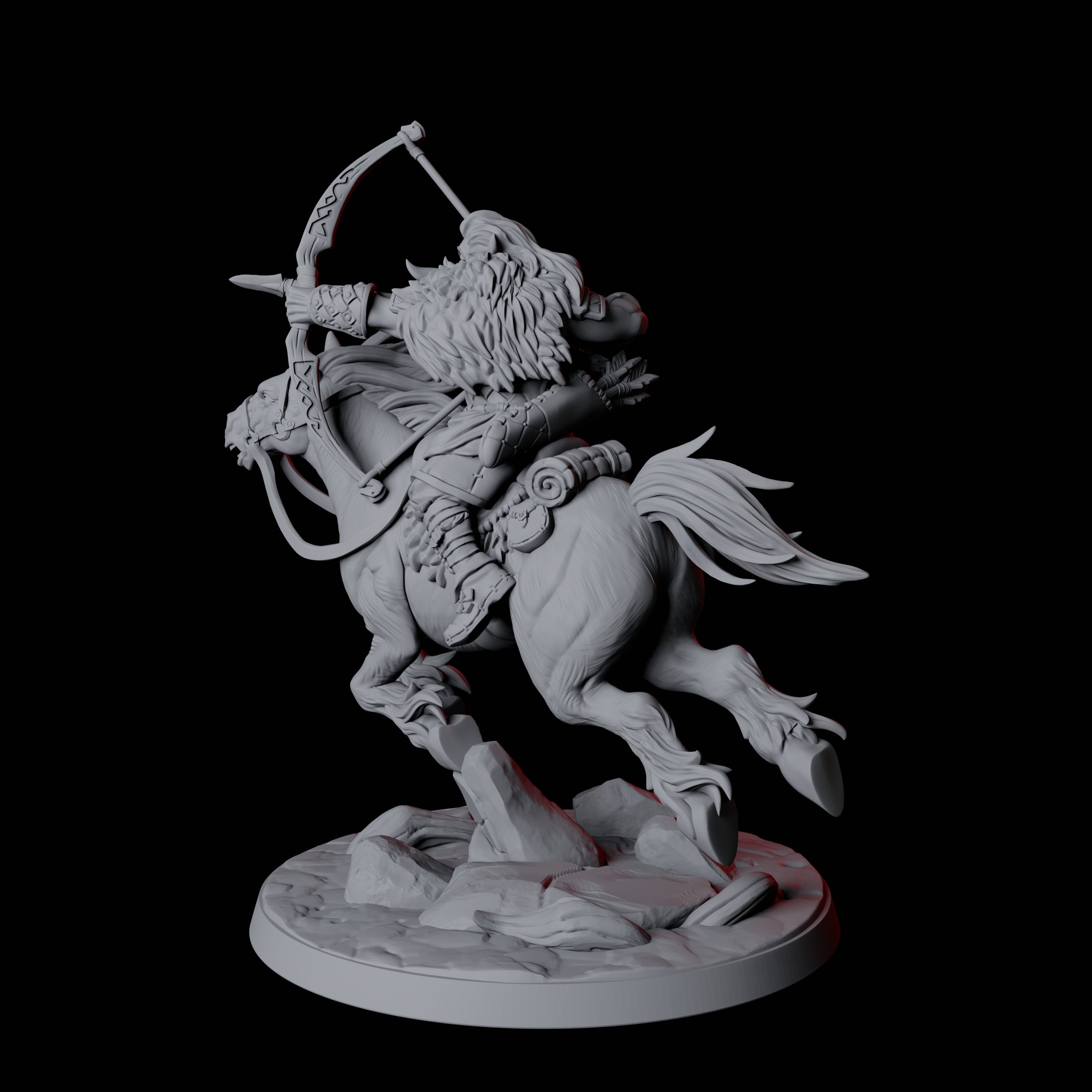 Northman Warrior Horseman D Miniature for Dungeons and Dragons, Pathfinder or other TTRPGs