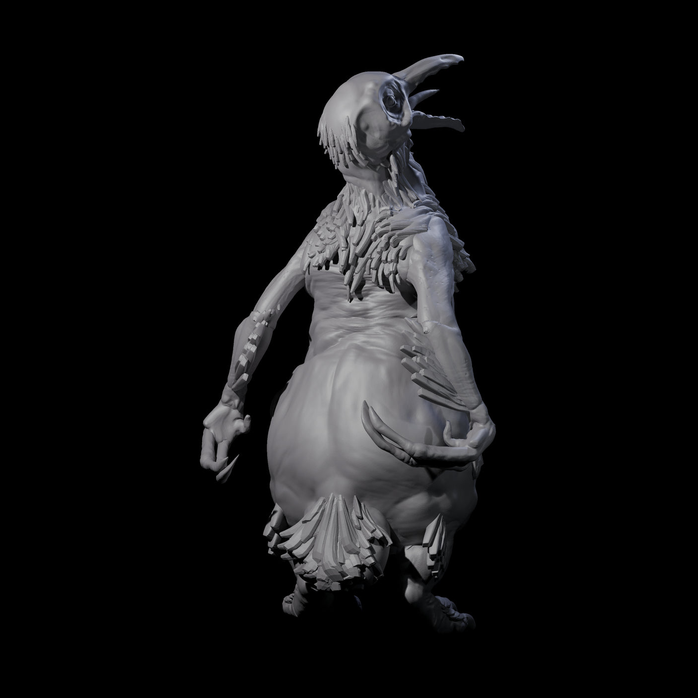 Not So Cute Pinguin Abberant A Miniature for Dungeons and Dragons, Pathfinder or other TTRPGs