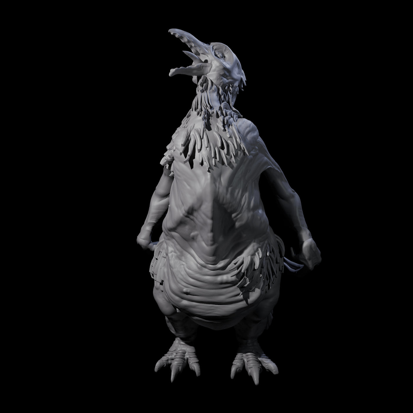 Not So Cute Pinguin Abberant A Miniature for Dungeons and Dragons, Pathfinder or other TTRPGs