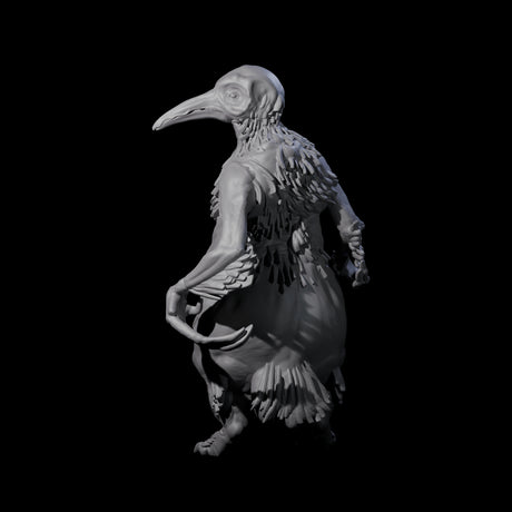 Not So Cute Pinguin Abberant B Miniature for Dungeons and Dragons, Pathfinder or other TTRPGs