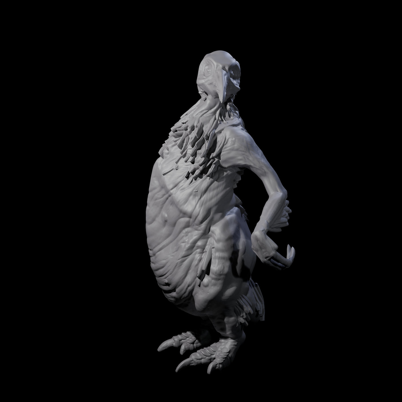 Not So Cute Pinguin Abberant B Miniature for Dungeons and Dragons, Pathfinder or other TTRPGs