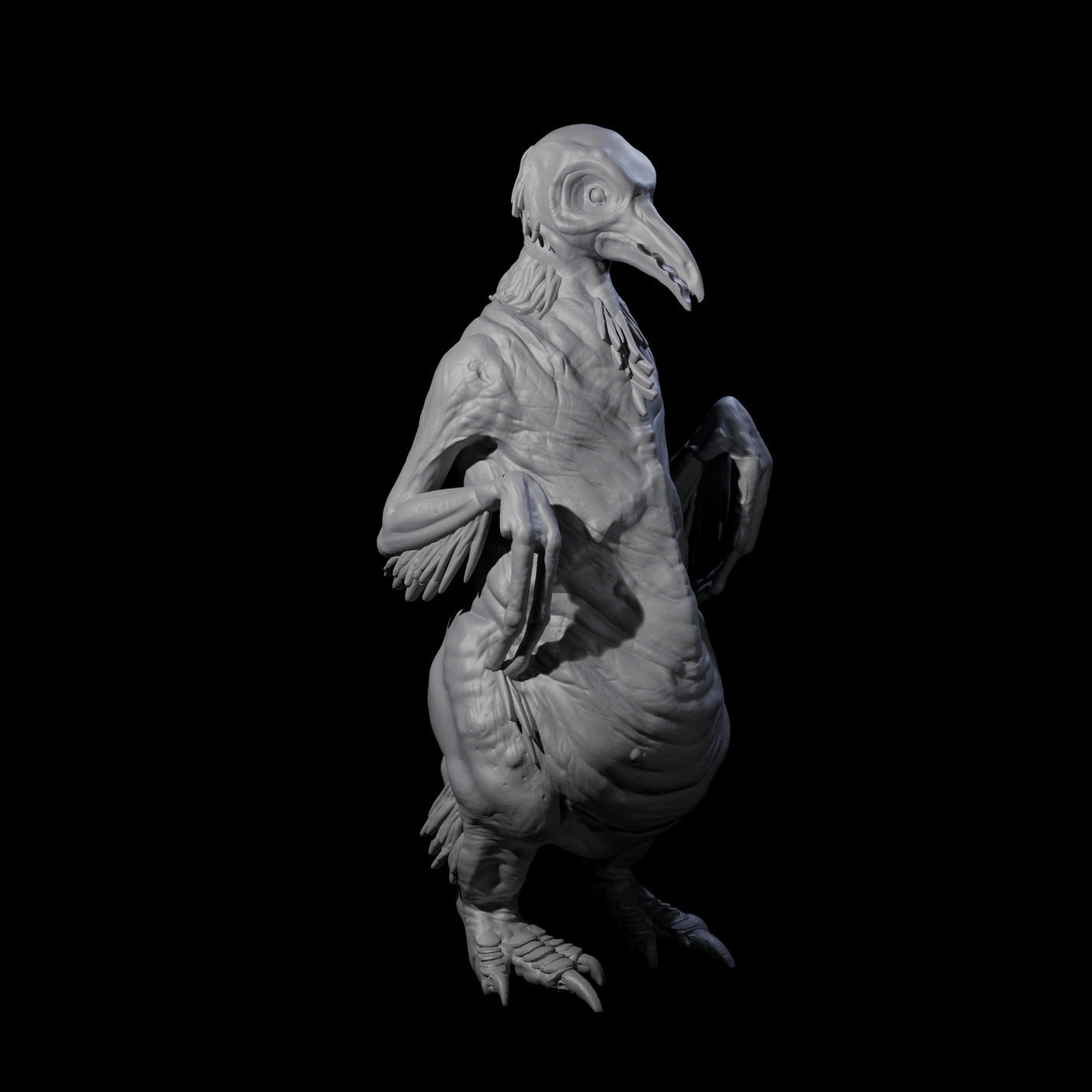 Not So Cute Pinguin Abberant C Miniature for Dungeons and Dragons, Pathfinder or other TTRPGs