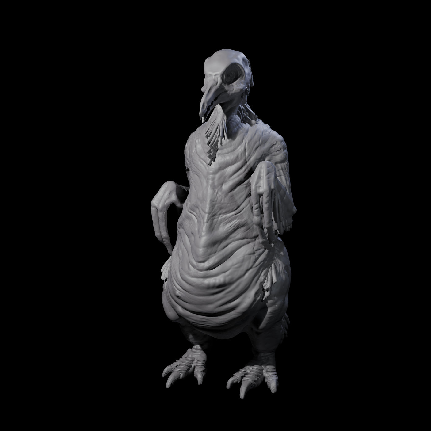 Not So Cute Pinguin Abberant C Miniature for Dungeons and Dragons, Pathfinder or other TTRPGs